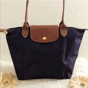 Long Champ Billberry Medium sized tote